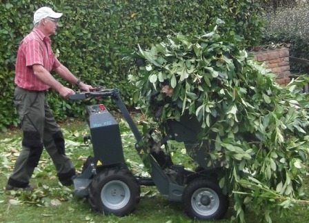 move the green waste with Extramate electric carrrier