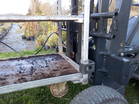 fourches pour roll danois CC pour chargement sur terrains varis
